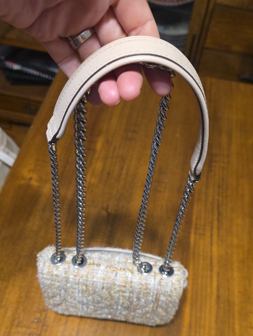 Kate Spade Briar Lane Emelyn quilted tweed crossbody bag - Picture 10 of 16